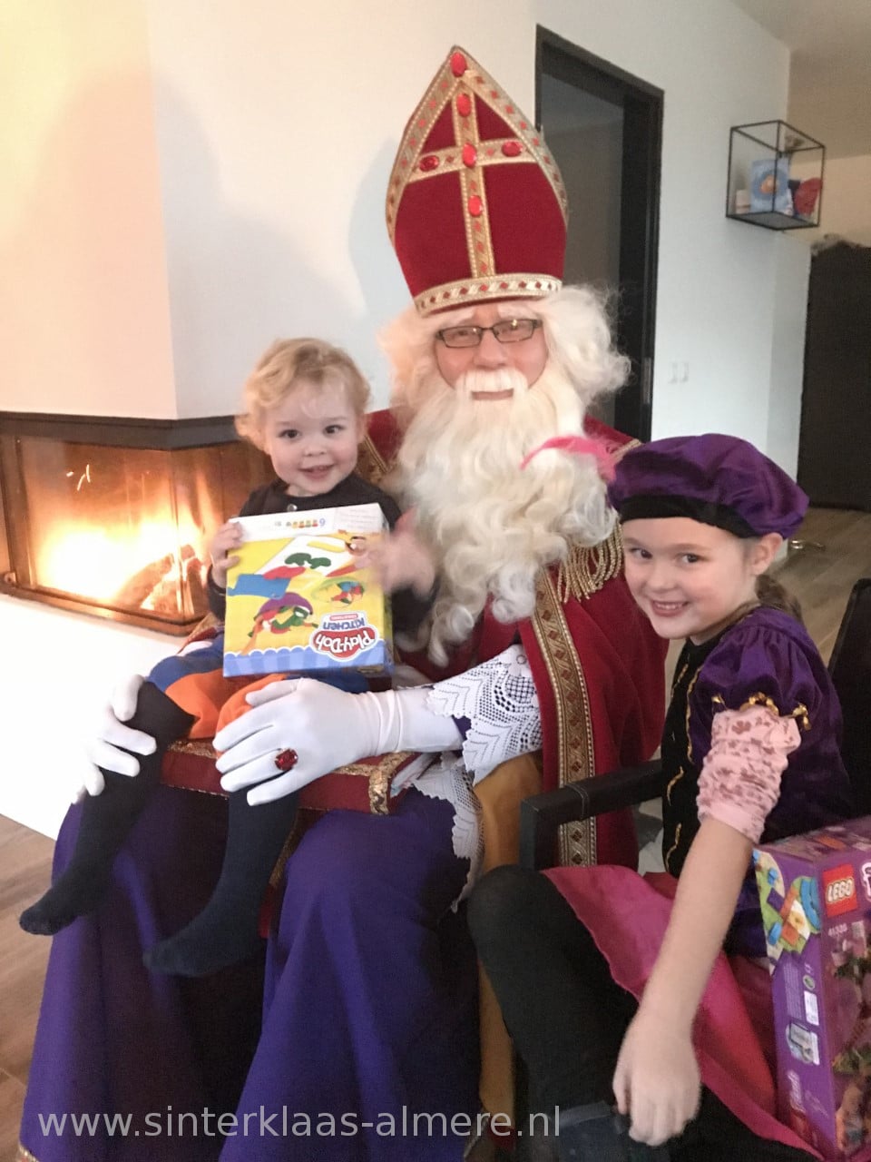 Sinterklaas op huisbezoek
